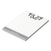 Lotus Blume Yoga Instructor Holistic Classic Notizblock (Rotiert)