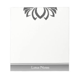 Lotus Blume Yoga Instructor Holistic Classic Notizblock