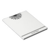 Lotus Blume Yoga Instructor Holistic Classic Notizblock (angewinkelt)