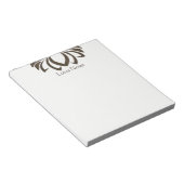Lotus Blume Yoga Instructor Holistic Classic Notizblock (angewinkelt)