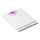 Lotus Blume Yoga Instructor Holistic Classic Notizblock (angewinkelt)