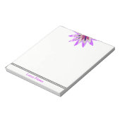 Lotus Blume Yoga Instructor Holistic Classic Notizblock (Rotiert)