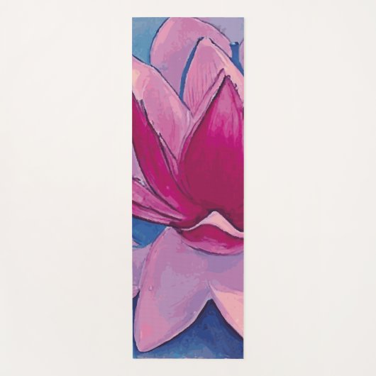Lotus Blume - Yoga Mat Yogamatte (Vorderseite)