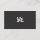 Lotus-Blume/Yoga-Medizin-Lochkarte Treuekarte (Rückseite)