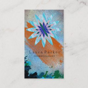 Lotus Blume Yoga Medizin Wellness-Center Holistisc Visitenkarte