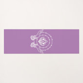 Lotus Blume Yoga Yogamatte (Rückseite (Horizontal))