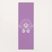 Lotus Blume Yoga Yogamatte (Rückseite)