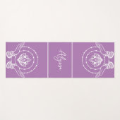 Lotus Blume Yoga Yogamatte (Vorderseite (Horizontal))