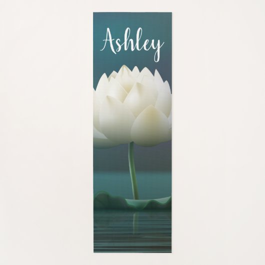 Lotus-Blume Yogamatte (Vorderseite)