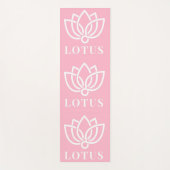 Lotus-Blume Yogamatte (Vorderseite)
