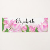 Lotus-Blume Yogamatte (Rückseite (Horizontal))