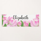 Lotus-Blume Yogamatte (Vorderseite (Horizontal))