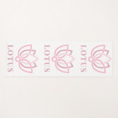 Lotus-Blume Yogamatte (Vorderseite (Horizontal))