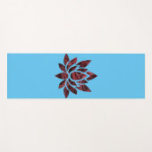 Lotus-Blume Yogamatte (Vorderseite (Horizontal))