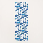 Lotus-Blume Yogamatte (Vorderseite)