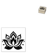LOTUS BLUME-Zeichen Gummistempel (Stempel)