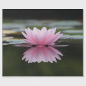Lotus Blume, Zen Geschenkpapier (Flach)