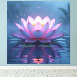 „Lotus – Blüte der Reinheit und Erleuchtung“ Leinwanddruck