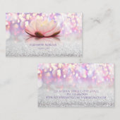 Lotus Bokeh Visitenkarte (Vorne/Hinten)