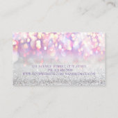 Lotus Bokeh Visitenkarte (Rückseite)