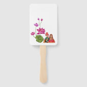 Lotus, Braut und Bräutigam Fächer (Rückseite)