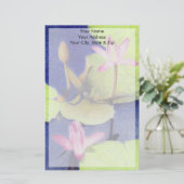 Lotus Briefpapier (Stehend Vorderseite)