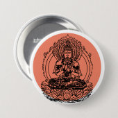 Lotus Buddha Button (Vorne & Hinten)