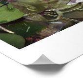 Lotus & Buddha Poster (Ecke)