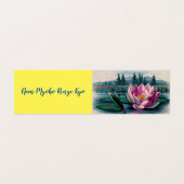 Lotus Buddhist Nam Myoho Renge Kyo Business Card Visitenkarten (Außenseite Aufgefaltet)