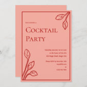 Lotus Buds Personalisierte Party Einladung (Vorne/Hinten)