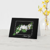 Lotus Candle Beileid Vielen Dank Karte (Gelbe Blume)