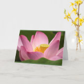 Lotus Card Karte (Gelbe Blume)