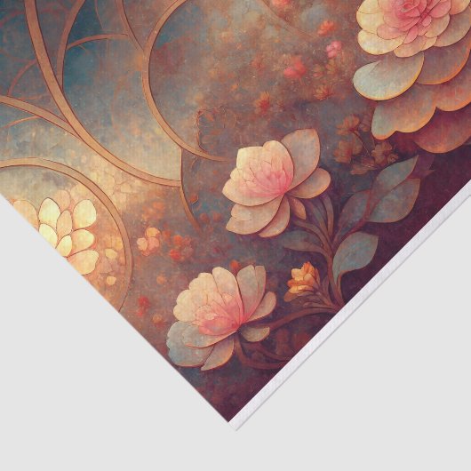 Lotus Cathedral Decoupage Seidenpapier (Ausschnitt)