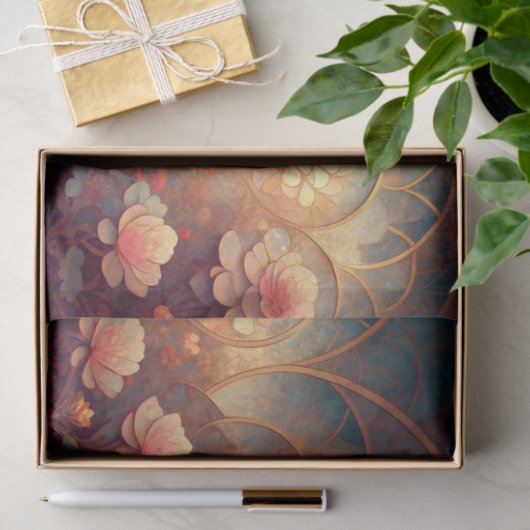 Lotus Cathedral Decoupage Seidenpapier (Geschenk)