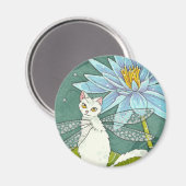 Lotus catterfly-Magnet Magnet (Vorderseite/Rückseite)