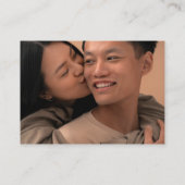 Lotus Chinese Wedding QR Code UAWG Online Begleitkarte (Rückseite)