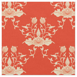 Lotus | Chinoiserie Blumenstil Stoff