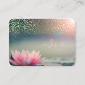 Lotus, Confetti, Wellness-Center, Massage Natur Rabattkarte (Vorderseite)