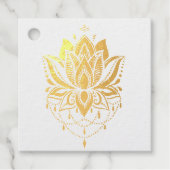 Lotus Design Geschenkanhänger (Vorderseite)