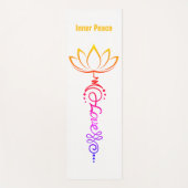 Lotus Design Yogamatte (Vorderseite)