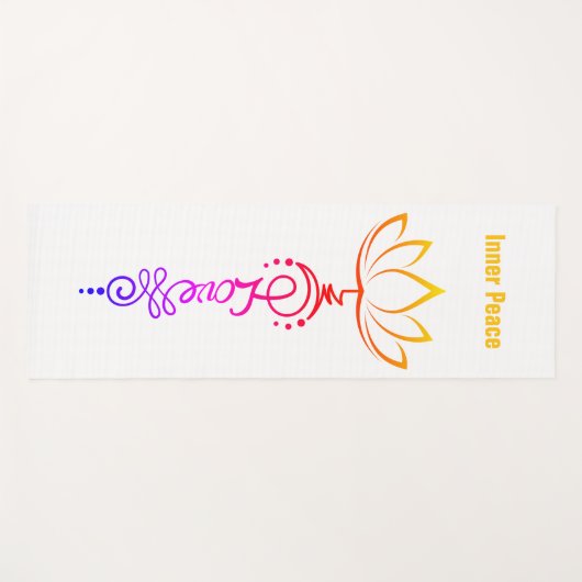 Lotus Design Yogamatte (Vorderseite (Horizontal))