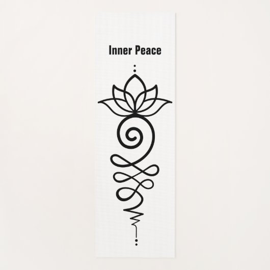 Lotus Design Yogamatte (Vorderseite)