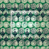Lotus diamant grün stoff (Kachel)