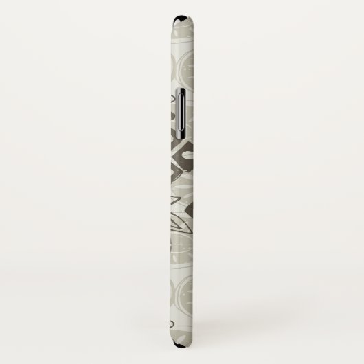 Lotus Diamant Leinen Case-Mate iPhone Hülle (Hinten/Rechts)