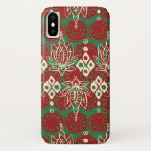 Lotus diamond Christmas Case-Mate iPhone Hülle (Rückseite)