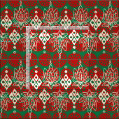 Lotus diamond Christmas Stoff (Kachel)