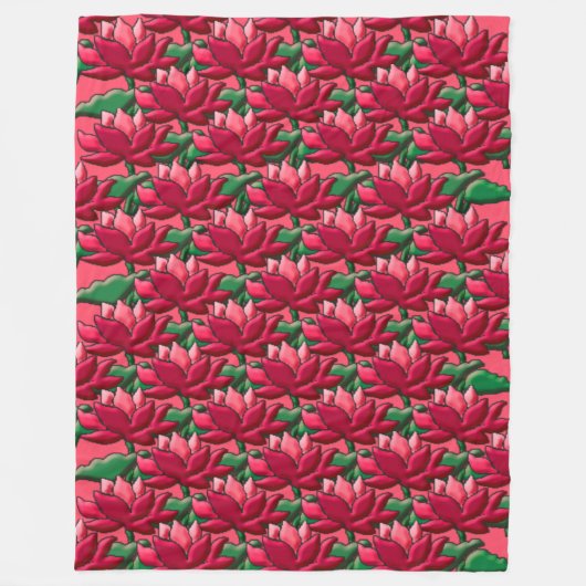 Lotus emote fleecedecke (Vorderseite)