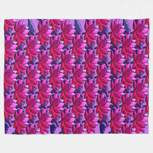 Lotus emote Miami Nights Fleecedecke (Vorderseite (Horizontal))