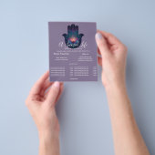 Lotus-Erwachen | Hamsa-Hand-Design Flyer (Gruppe)