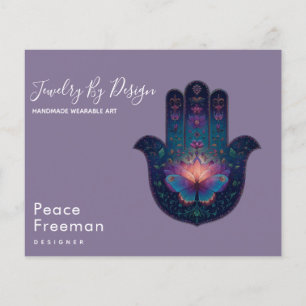 Lotus-Erwachen Hamsa-Hand-Design Flyer